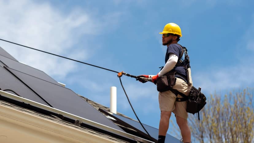 Step-by-step solar installation process