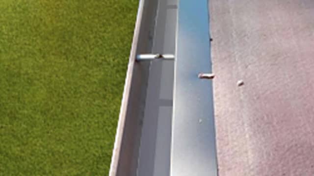 Full perimeter drip edge and flashing